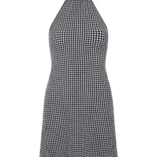 платье мини с вырезом халтер