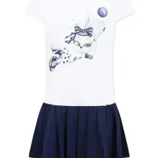 Платье с графичным принтом