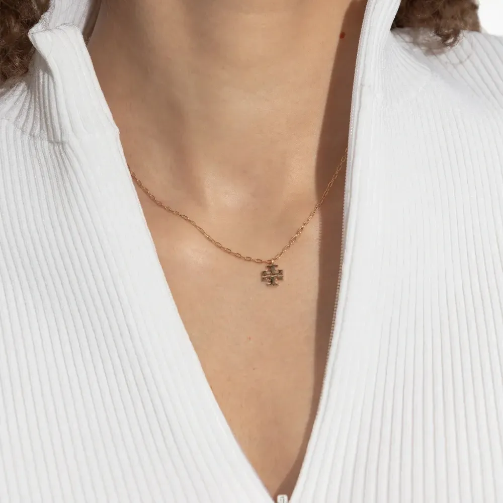 Колье с подвеской Double T