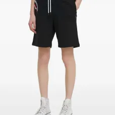 Шорты с кулиской и нашивкой