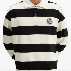 Полосатая рубашка с длинными рукавами