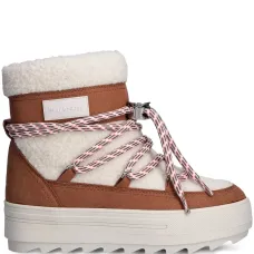 Ботинки на платформе со шнуровкой