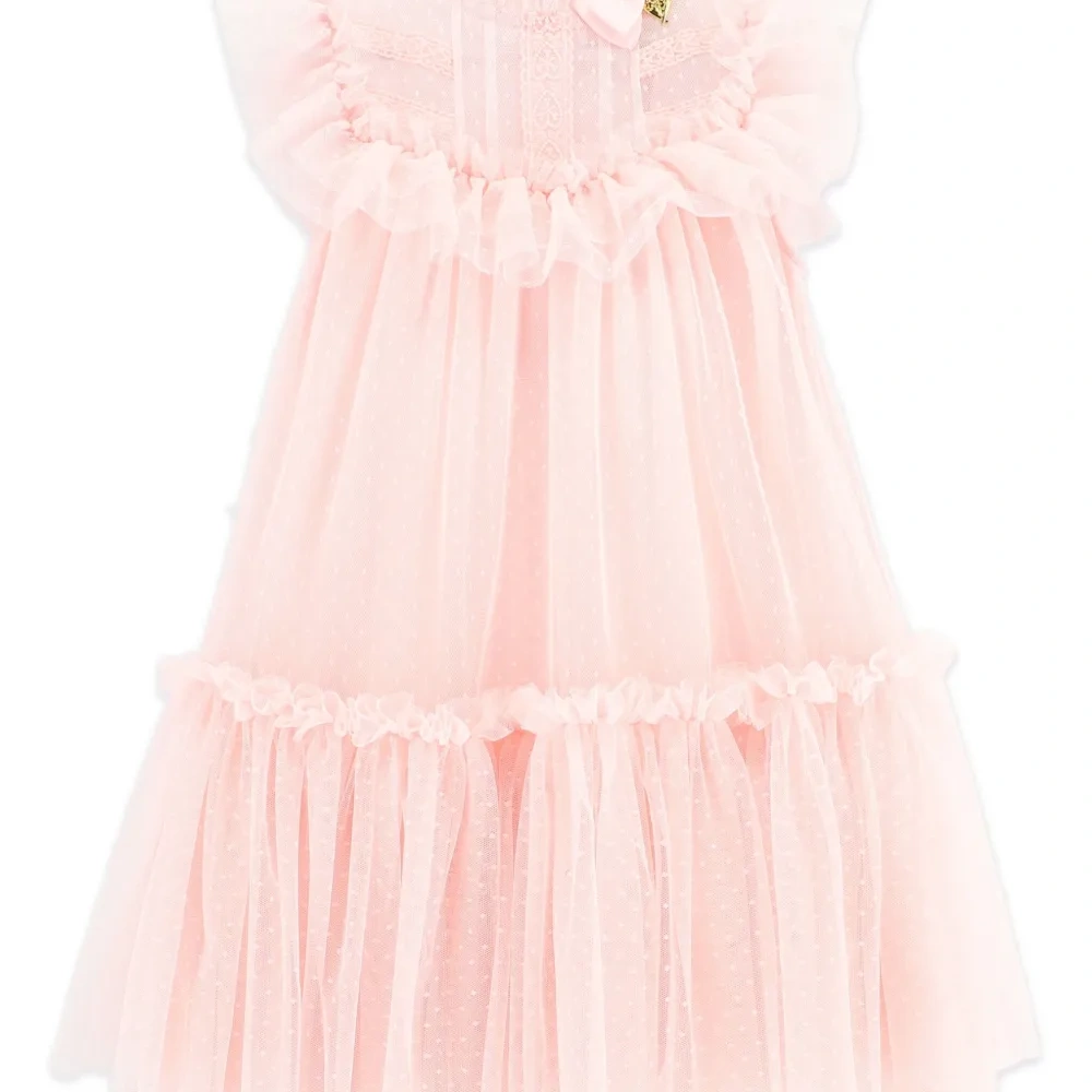 Платье с оборками