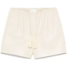 Шорты из искусственной кожи