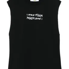 Топ с текстовым принтом Топ с текстовым принтом