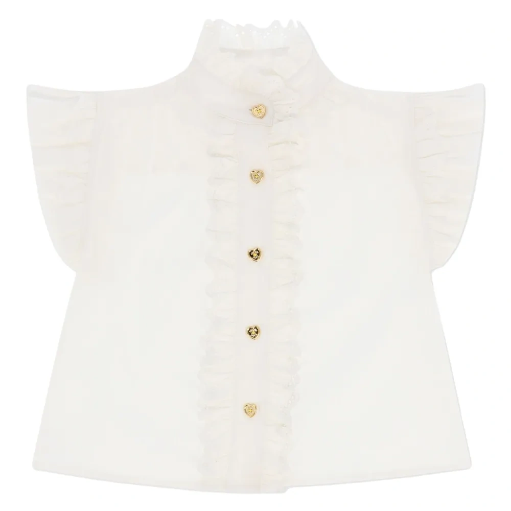 Блузка с оборками