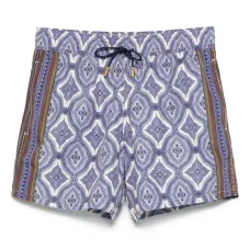 Плавки-шорты с геометричным принтом