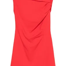 Платье мини с драпировкой