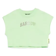 Укороченная футболка с логотипом