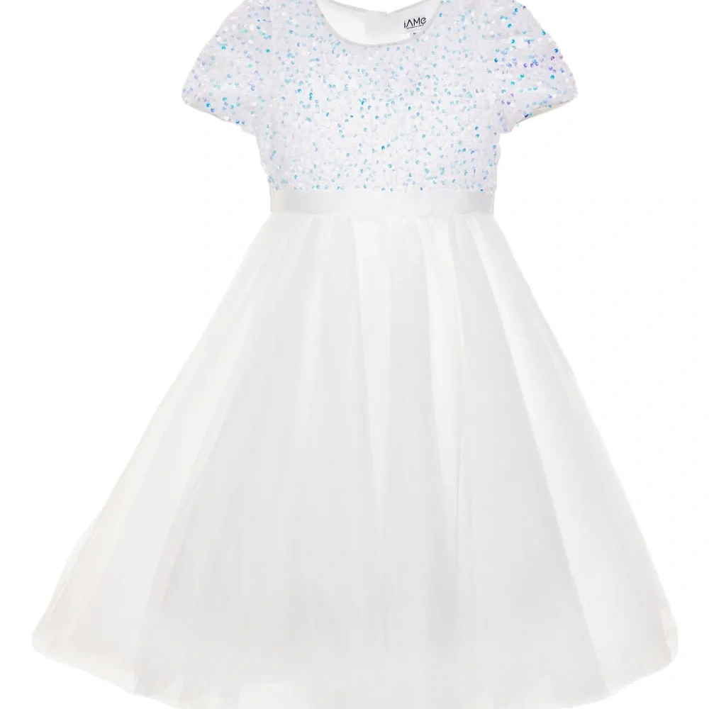 Платье мини с пайетками