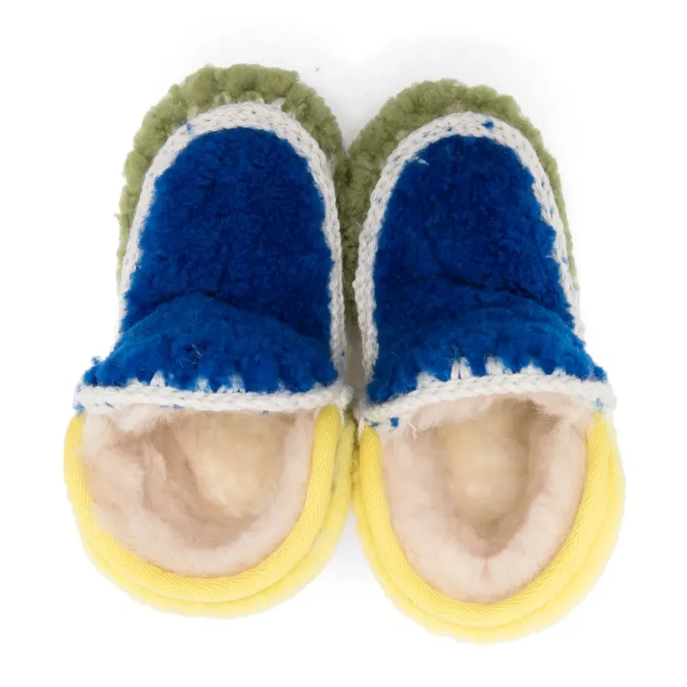 Ботинки в технике пэчворк