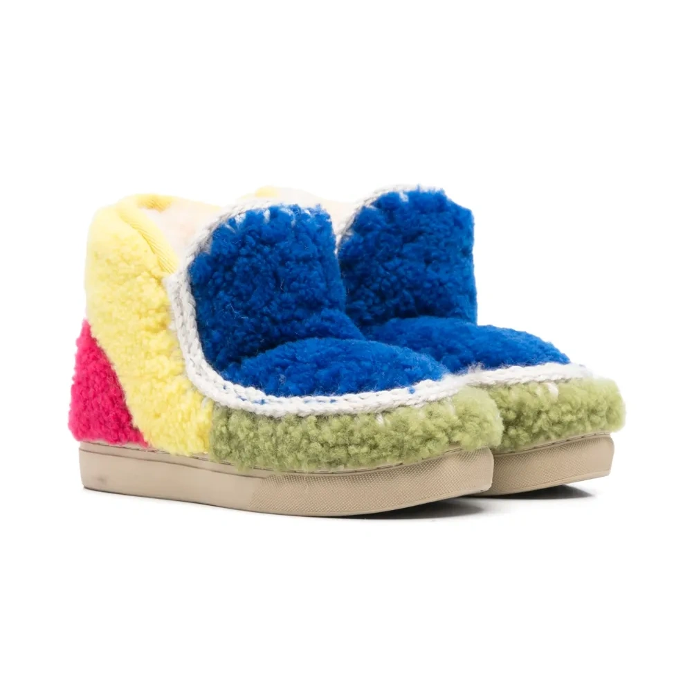 Ботинки в технике пэчворк