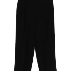 Плиссированные брюки прямого кроя