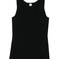 Трикотажный топ без рукавов