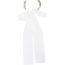 Корона с цветочной аппликацией