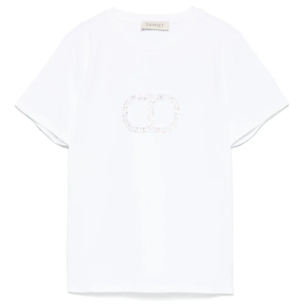 Футболка Oval T со стразами