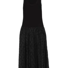 Платье макси со спущенной талией