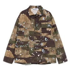 Рубашка с камуфляжным принтом