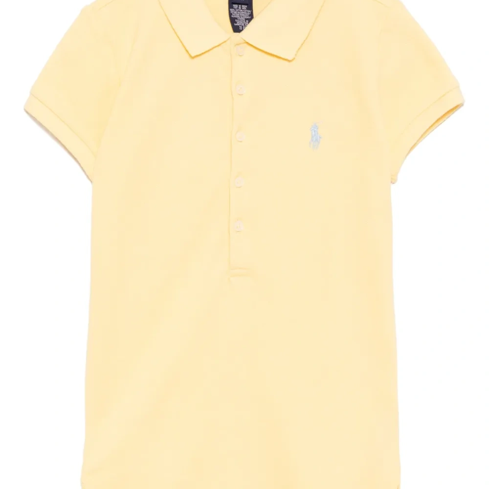 Рубашка поло с вышитым логотипом