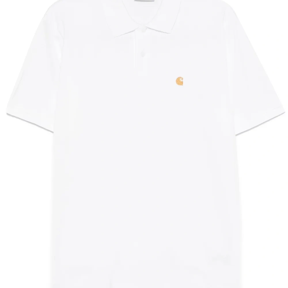 Рубашка поло с вышитым логотипом