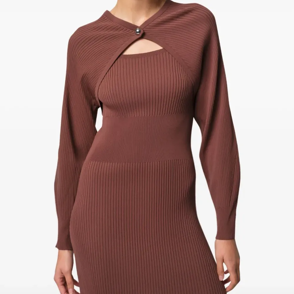 Кардиган в рубчик