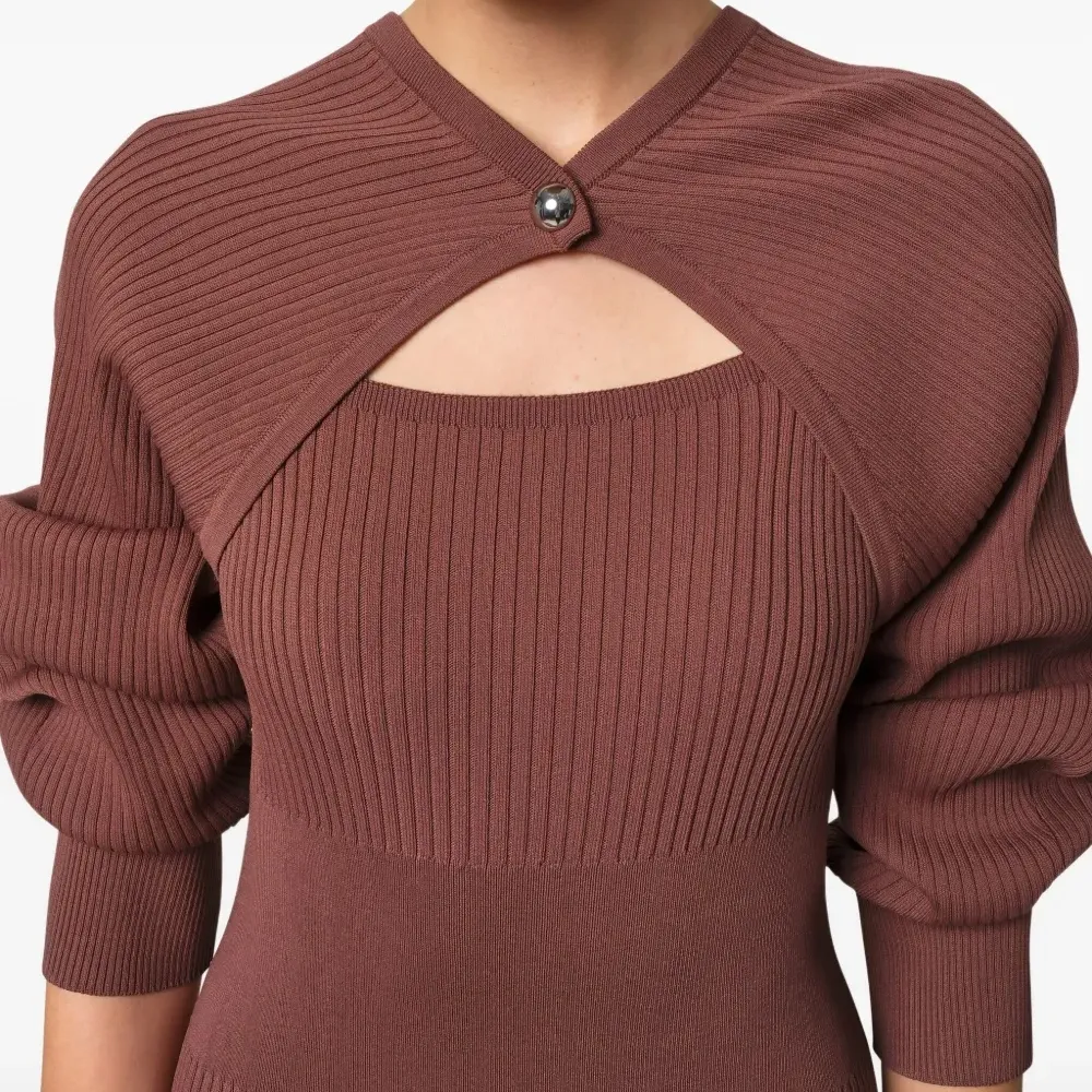 Кардиган в рубчик