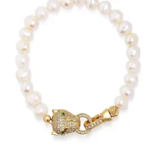 Жемчужный браслет Panther