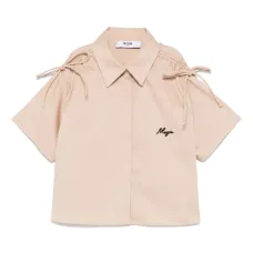 Рубашка с вышитым логотипом