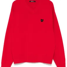 Джемпер Emblem с V-образным вырезом