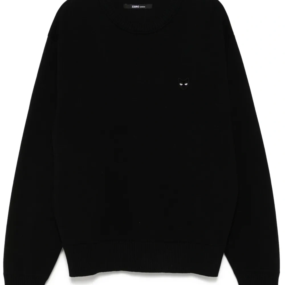 Джемпер с круглым вырезом