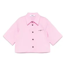 Рубашка с вышитым логотипом