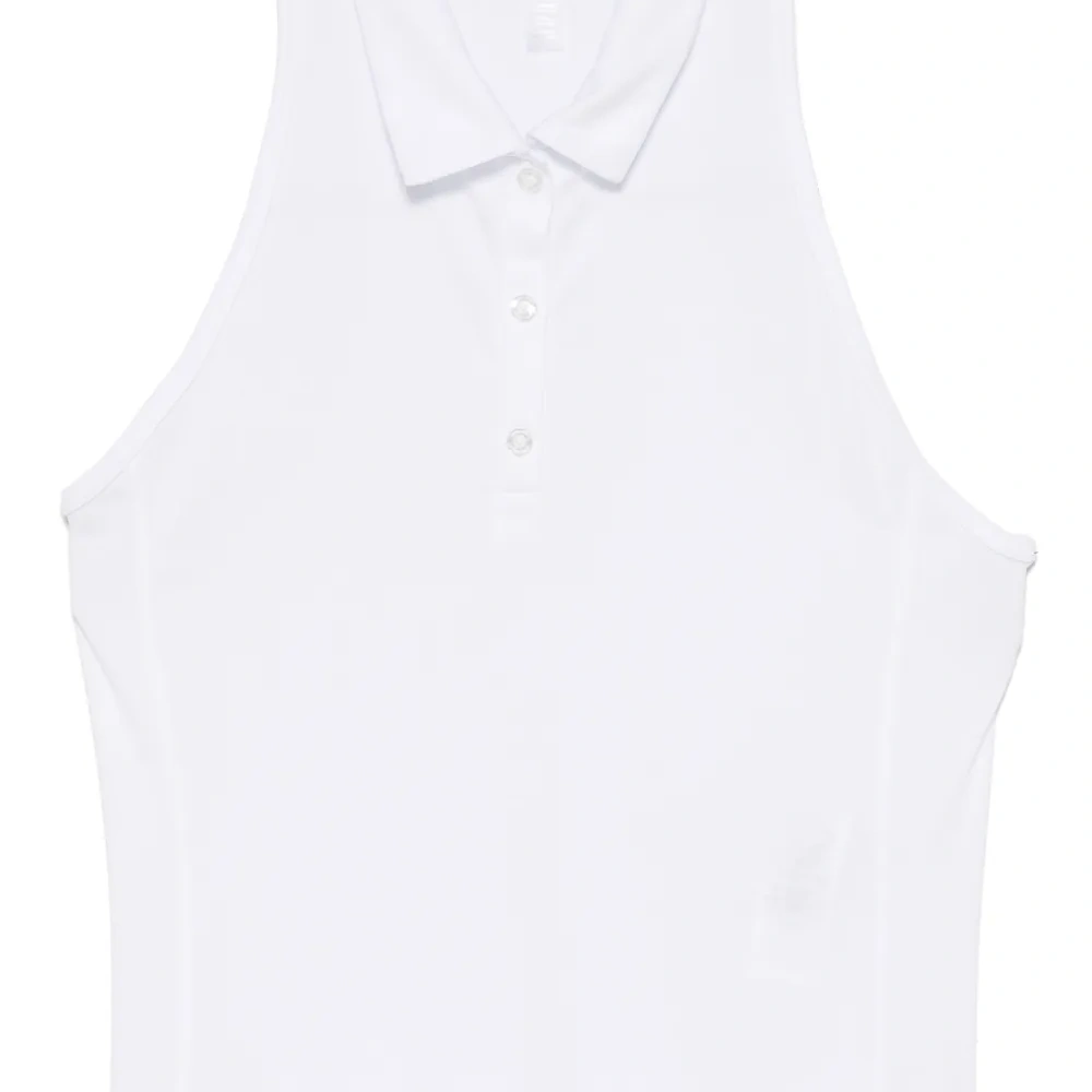 Спортивный топ с воротником поло