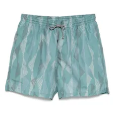 плавки-шорты с геометричным принтом