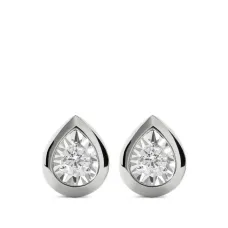 серьги-гвоздики Pear Diamond серьги-гвоздики Pear Diamond