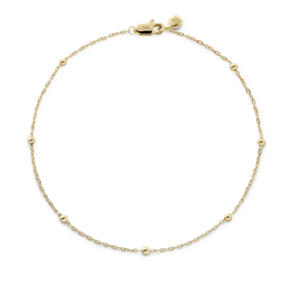 Цепочка на шею из желтого золота