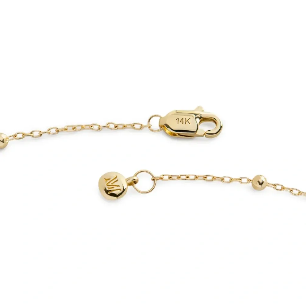 Цепочка на шею из желтого золота