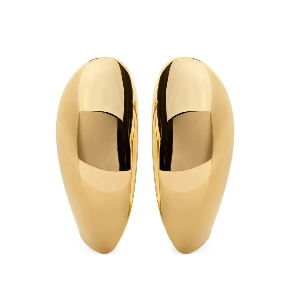 крупные серьги-кольца Nura