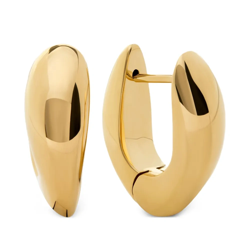 серьги-кольца Nura