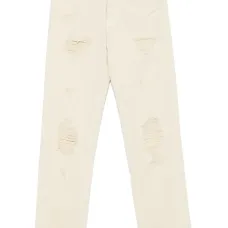 Джинсы с эффектом потертости