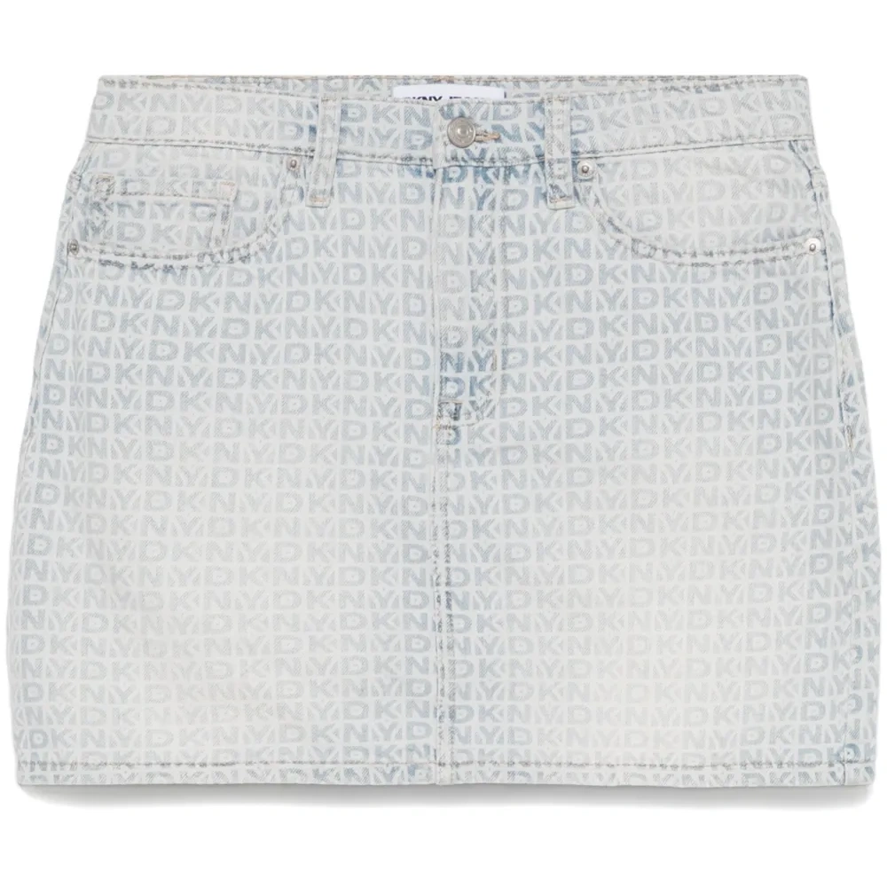 Юбка мини с монограммой