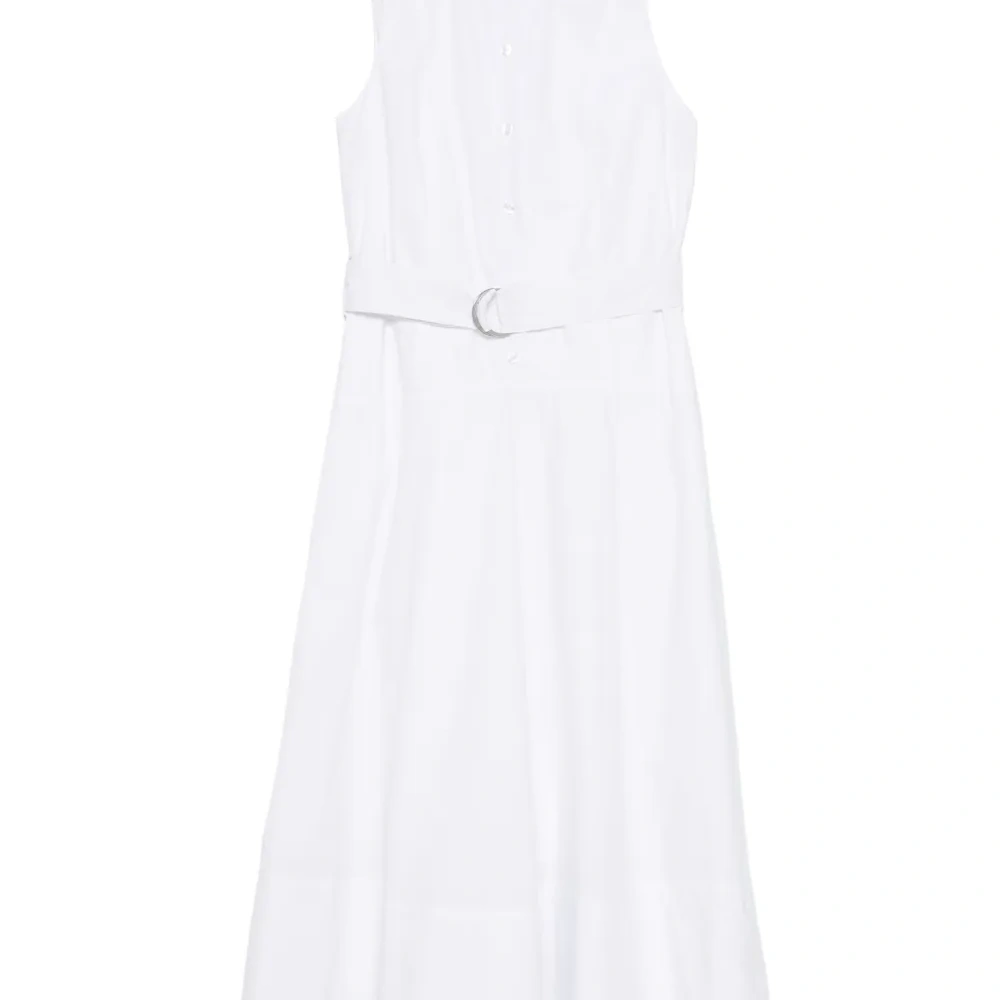 Платье миди с заниженной талией