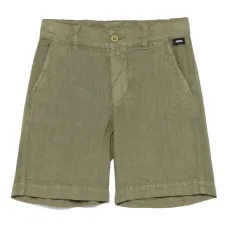 Льняные шорты-бермуды