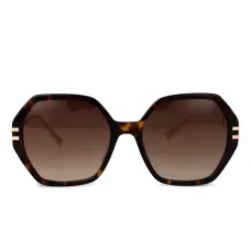 Солнцезащитные очки в геометричной оправе