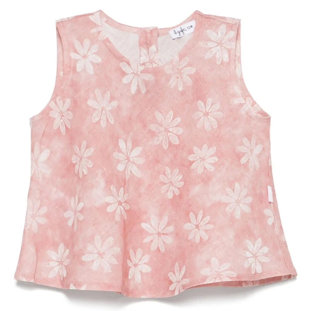 Топ с цветочным принтом