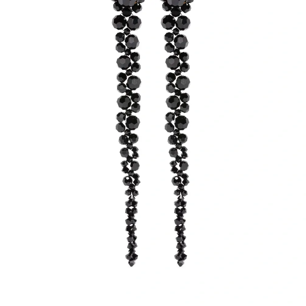 Серьги с бусинами