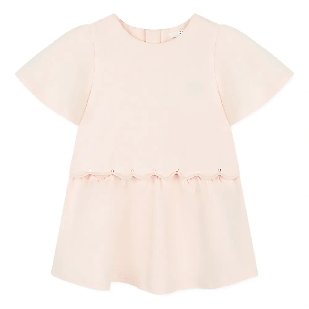 Платье с короткими рукавами