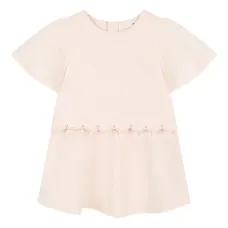 Платье с короткими рукавами