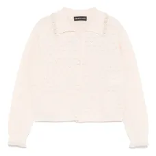 Свитер с отложным воротником