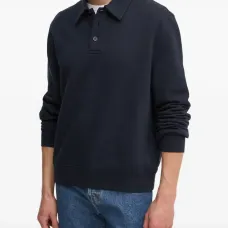 Толстовка с воротником поло