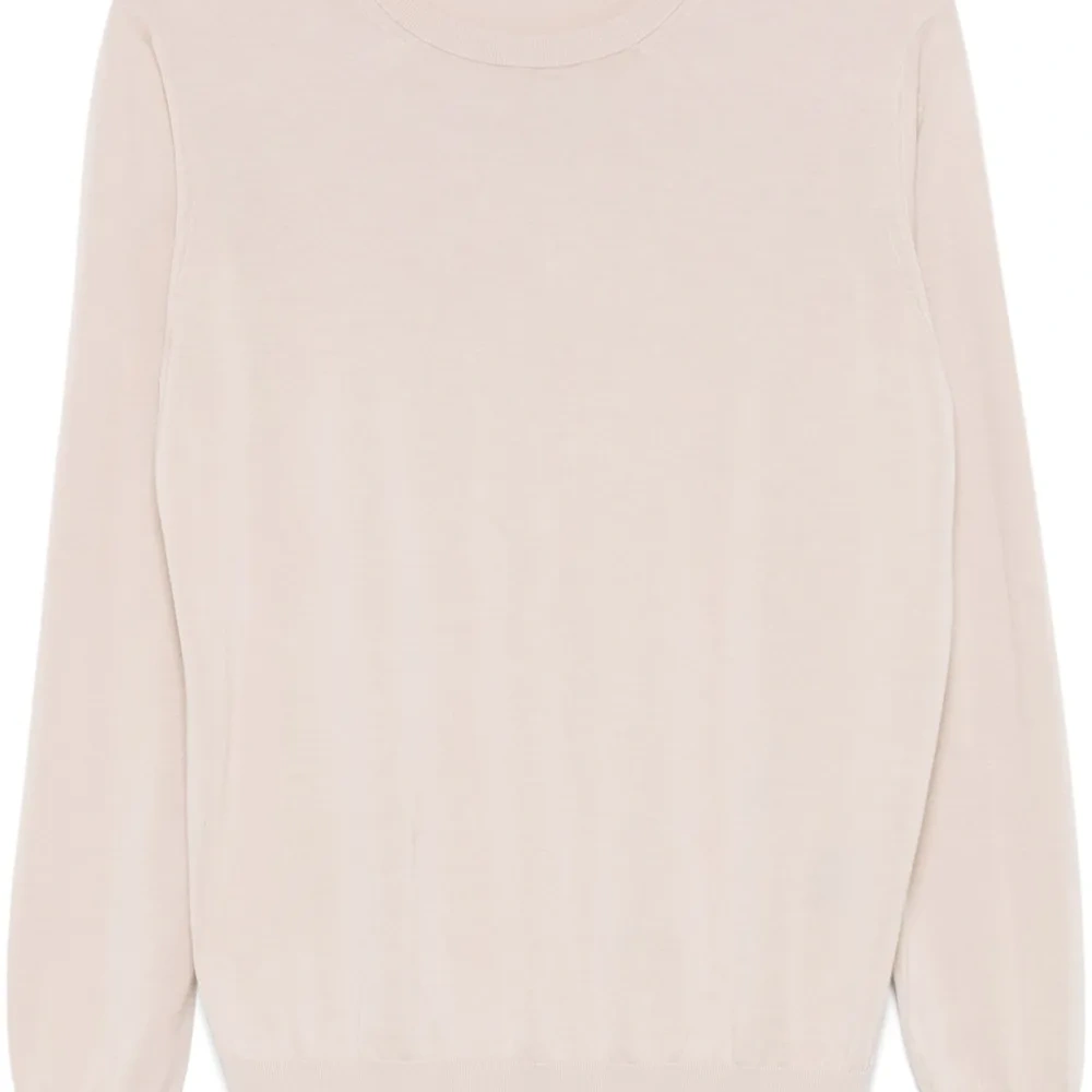 Свитер с круглым вырезом